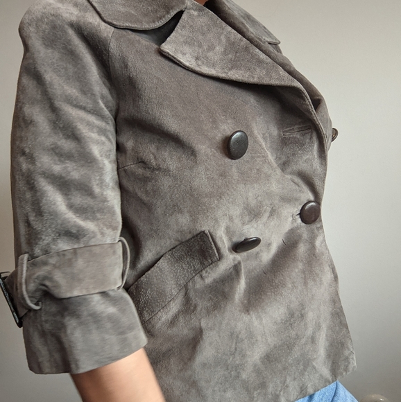 Vintage June Leather + Silk Jacket - Picture 2 of 16